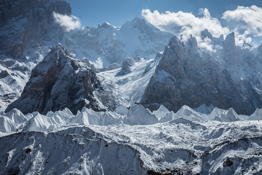 Gasherbrum glacier, Karakorum, China